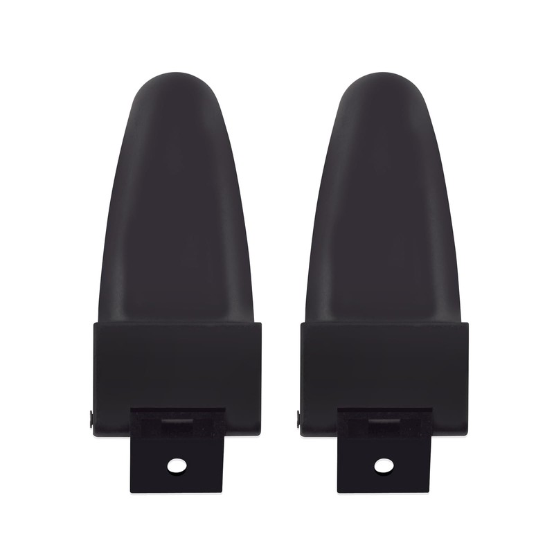 103528 Truck Cap Glass Rear Door Hinges with Hardware,2Pcs