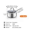 Cooks Standard Stainless Steel Saucepan with Lid, Multi-Ply Clad Sauce