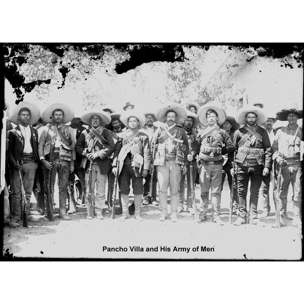Pancho Villa (Army) POSTER 24 X 36 INCH Mexico History Revolution