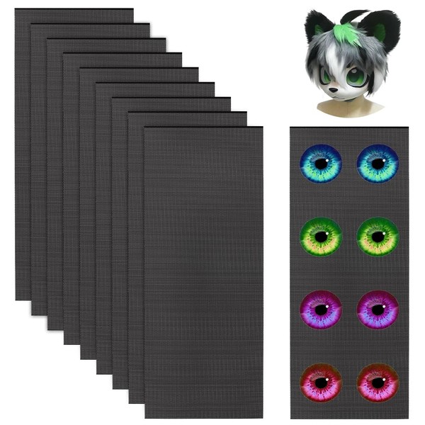 BENECREAT 10 pieces 30 x 12.5 cm PVC printable net,