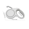 Retractable Dog Leash Reflective Ergonomic Automatic Telescopic Tractor Dog Tape