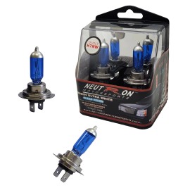 Neutron Motorsports H7 12V 100W Halogen Xenon Headlight Light Bulbs Super White