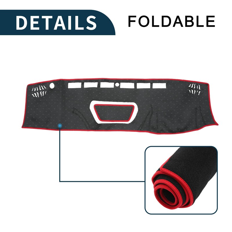 TUCKBOLD Dash Cover for Nissan Frontier Non-Slip | Center Console