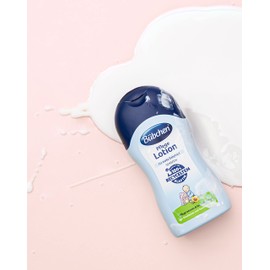 Bübchen Pflege Lotion, 400 ml – milde Baby Körpercreme, pflegende Bodylotion zur sanften Reinigung zarter Babyhaut, ohne Silikone