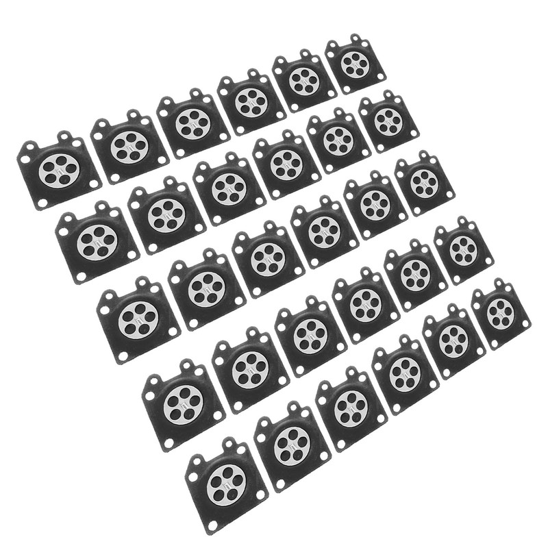 Aqur2020 Carburetor Parts, 30Pcs/Set Carburetor Diaphragm Gasket Chainsaw Accessory for