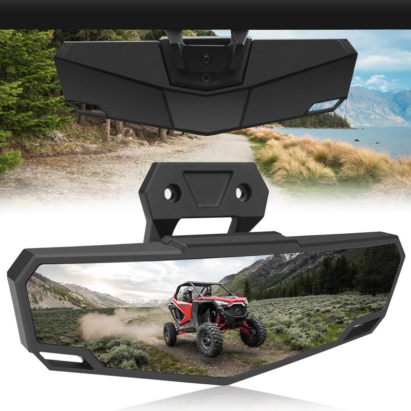SHEJISI RZR PRO Rear View Mirror,Easy to Install,Solid Quality,Compatible with