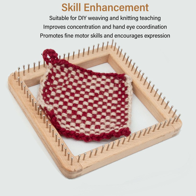 Wooden Knitting Loom Professional DIY Hand Crafted Knitting Board for