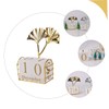Operitacx Ginkgo Leaf Desk Calendar Table Decoration Teacher Table Calendar