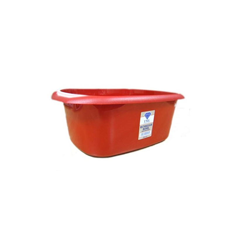 TML Rectangular Bowl 11L Glitter Red