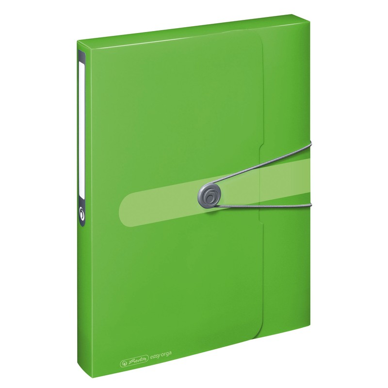 Herlitz Archive Box A4 Polypropylene with Spine Label Back Width 4 cm,
