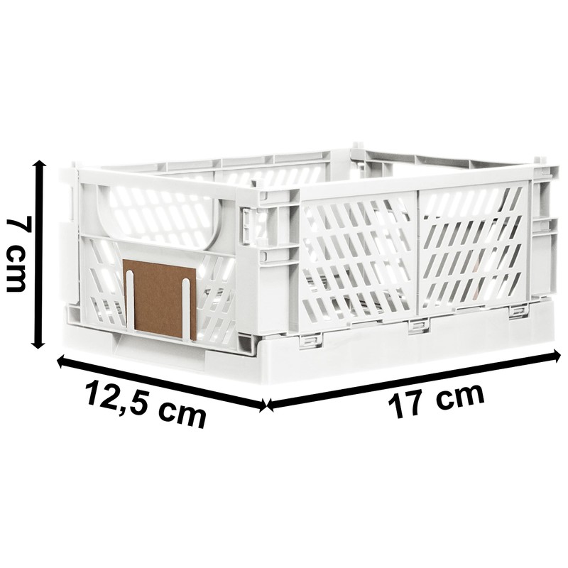 Brandsseller Foldable Folding Box, S, Set of 6, Sturdy Shopping