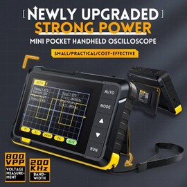 DollaTek DSO152 Mini Handheld Digital Oscilloscope 2.5MSa/s 200KHz Analog Bandwidth 800VPP Support Firmware Upgrade PWM Output