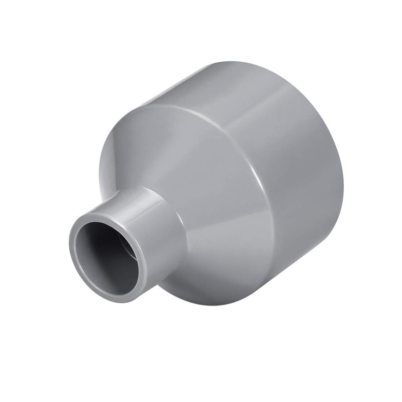 sourcing map PVC DWV Reducing Coupling Schedule 40 Gray 20mm