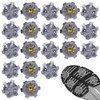 20 PCS Universal Golf Shoe Cleats with Metal Threading -