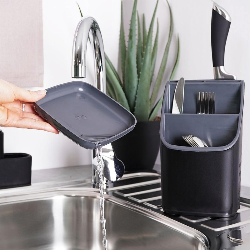 Vilde Cutlery Drainer Cutlery Basket Kitchen Utensil Holder Kitchen Organiser