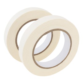 MovFlax 2 Packs White 1 inch x 54 yds Artist Tape for Watercolor Paper, Low Tack Masking Drafting Tapefor Painting Canvas Framing