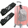 Lix&Rix One-Touch Belt with Buckle, Luggage Straps, Luggage Coupling Band,
