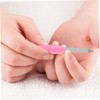 Beavorty 6pcs Mini Portable Nail Files Dual-Sided Nail Buffers for