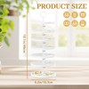 TANOSAN 6 Tier Rotating Earring Holder Organizer Stand Adjustable Plastic