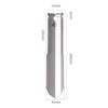 LANRU Titanium Garden Hand Serrated Shovel Outdoor Camping Hiking Backpacking