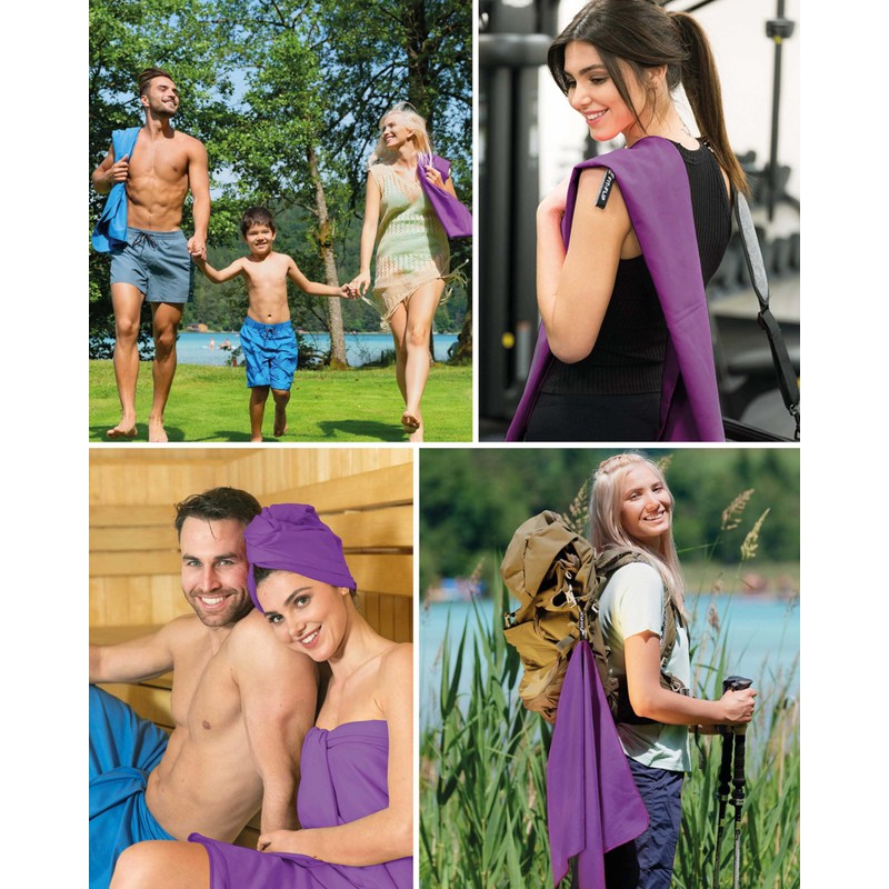 Fit-Flip Swimming towel – quick dry microfibre beach towel -