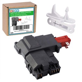 DIKOO 131763202 Washer Door Lock Switch with 131763310 Door Strike For Frigidaire, Electrolux Washeres