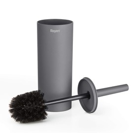Rayen Toilet Brush with Lid Grey 37 x 9.2 cm