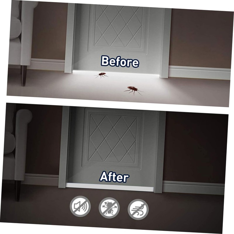 jojofuny Noise Blocker Soundproofing Strip Under Door Sealers for Bottom