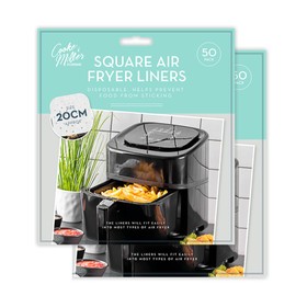 Disposable air fryer liner - Air fryer liner for air fryer accessories suitable for ninja airfryer - Square paper air fryer liner - non stick air fryer liner