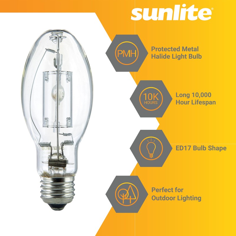 Sunlite M110/O Protected Metal Halide Lamp 50W Clear