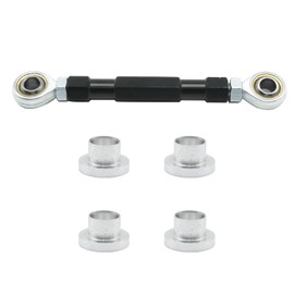 CADUFUELLY Motorcycle Lowering Kit(Black), 0-4" Rear Drop Links Adjustable Accessories, Replacement for YZF R1 2009 2010 2011 2012 2013 2014