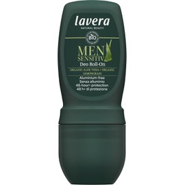 lavera Men sensitiv Deo Roll-On - 48 h protection - without aluminium - reliable during sports - vegan - natural cosmetics - 50 ml