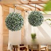 MegaChoice 15 Inch Topiary Balls Set of 2, Artificial Topiary