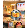 Nacho Cheese Dispenser with Pump - 2.8QT Stainless Steel Nacho