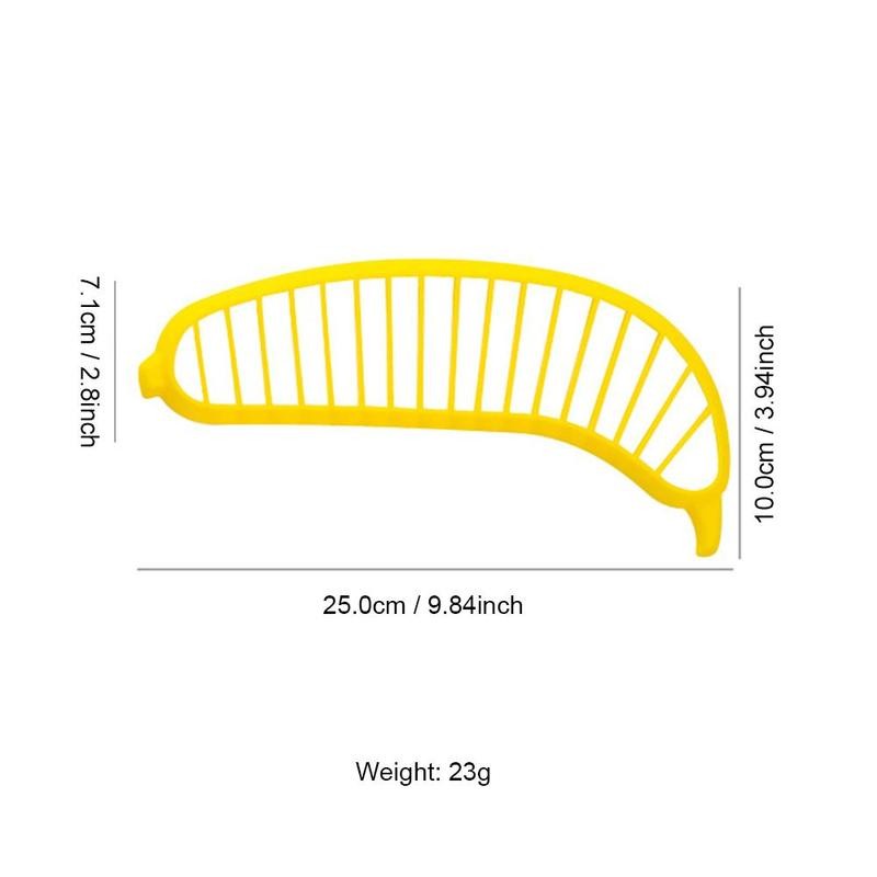 Banana Slicer, 1 Count Reusable Banana Cutter, Fruit Slicer, Kitchen