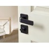 Yale Bologna Black Door Handle 35-ZR-8x8-A003-WC-56-11, Stylish Modern Design for