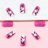 Cute Press on Nails Medium Square Glue on Nails Pink