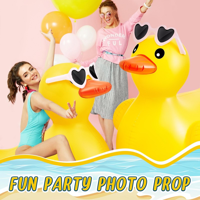 Hungdao 4 Feet Giant Inflatable Duck Huge Rubber Duck Large