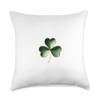 Patrick Shamrock Throw Pillow