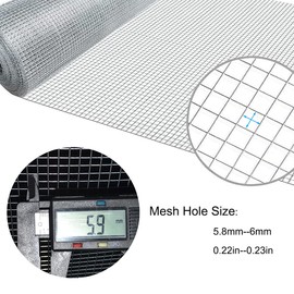 C&Xanadu C&Xanadu 5 PCS Wire Mesh Panels,304 Stainless Steel Mesh Sheet,0.6mm Air Bricks for Outside, Welded Steel Mesh-Stop & Prevent Rat & Mouse Access (200mm X 300mm)