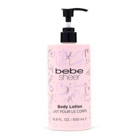 bebe Sheer Loción corporal para mujeres – Loción hidratante para piel seca – Aroma frutal, cítrico y floral – Suaviza la piel – 500 ml