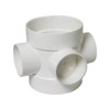 FLOPLAST 110mm Soil Ring Seal Short Boss Pipe - White