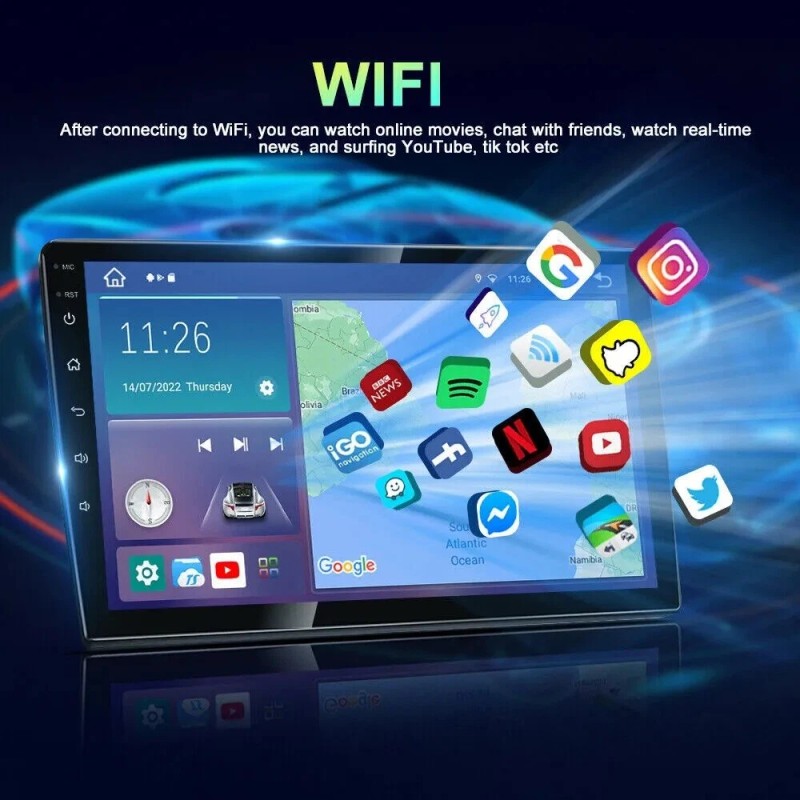 7'' For 2011-2014 Chrysler 200 Apple CarPlay Android 13 Car