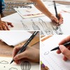 Fuyoooo 200 Pcs Black Felt Tip Pens Bulk 0.7mm Medium