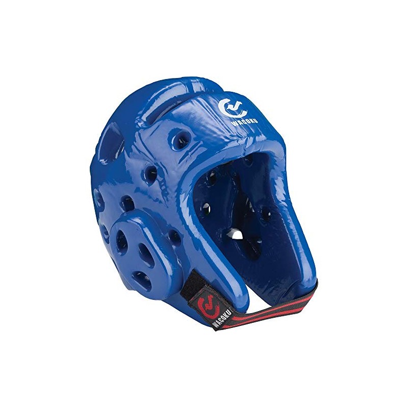 Wacoku Unisex's WTF Approved Dipped Foam Head Guard-Blue, Small