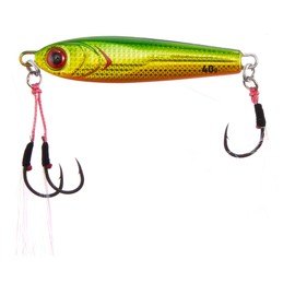 DAIWA Reel Case, Red Fang, Bay Metal Red Snapper 1.4 oz (40 g), 3D Green Gold, Orangeberry