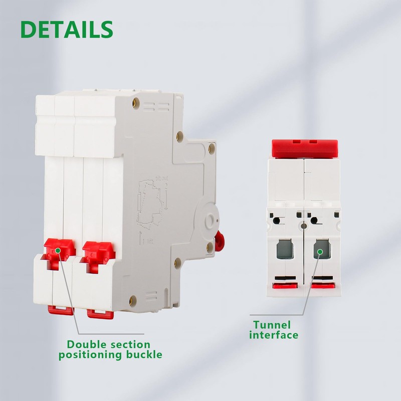 Wengart DC circuit breaker DZ47-63Z, DC500V 32A 2-pin, DIN rail