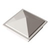 2" x 2" Aluminium Pyramid Post Cap for Metal Posts