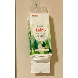 Kongshi Hanging Facial Tissues, 2-Ply, Value Family Size, 250 Pulls per Bag with 1200 Sheets, Soft and Thick, Unscented, Absorbent,Tree Free, Hang Up Bottom Pull