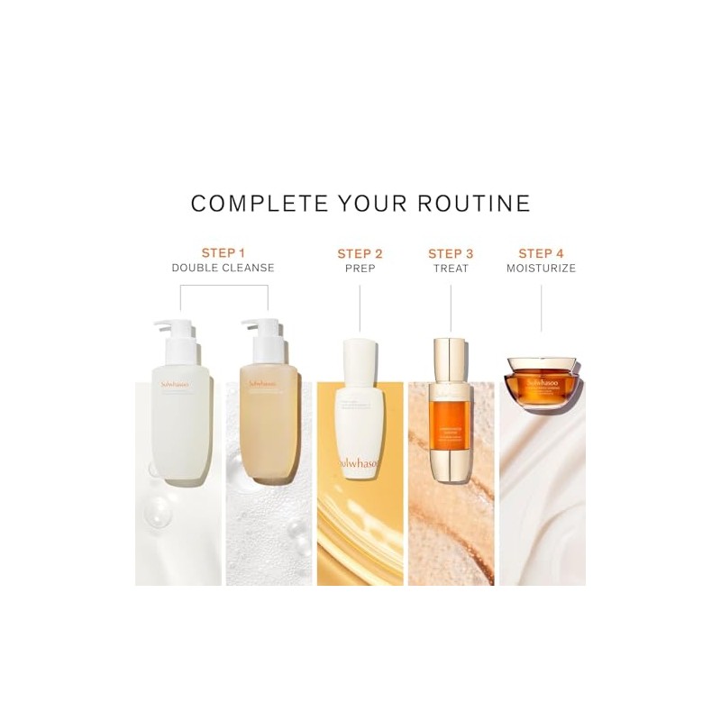 Sulwhasoo Gentle Cleansing Oil. Lightweight, silky texture Korean Double Cleansing